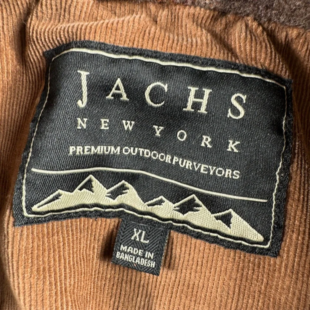 Jachs New York Shacket Mens XL Brown Aztec Wool Blend Southwestern Cabin